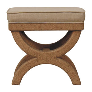 Rattan Arch Bench Bench