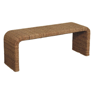 Rattan Weave Bench Bench