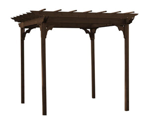 Regallion 6x8 Pergola, 8x8 Pergola and 8x10 Pergola W/Swing Hangars Garden Bench