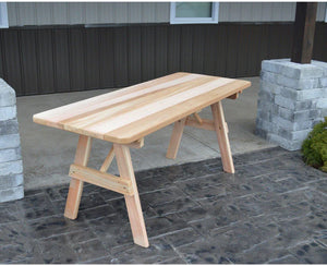 Regallion Crossleg Outdoor Cedar Tables Regallion Furniture