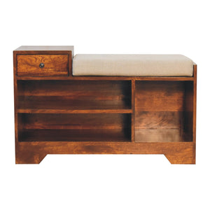 Retreat Chestnut Shoe Bench Bench