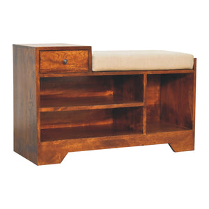 Retreat Chestnut Shoe Bench Bench
