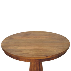 Round Pedestal Dining Table Bench