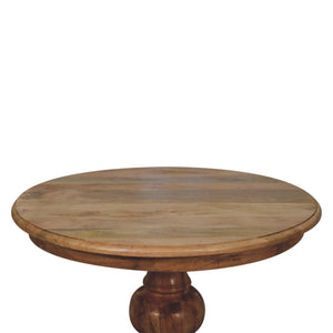 Round Turned Dining Table Bench