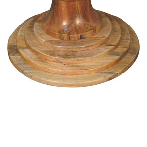 Round Turned Dining Table Bench