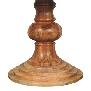 Round Turned Dining Table Bench