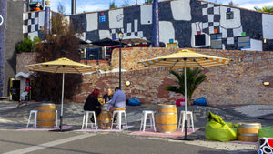 Shadowspec Oasis™ 7’ Square Umbrella / Commercial Market Umbrella Umbrella & Canopy