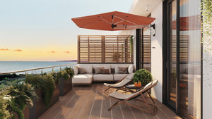 Shadowspec Retreat™ Wall Mounted Umbrella Umbrella & Canopy