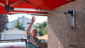 Shadowspec Retreat™ Wall Mounted Umbrella Umbrella & Canopy