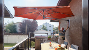 Shadowspec Retreat™ Wall Mounted Umbrella Umbrella & Canopy