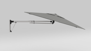 Shadowspec Retreat™ Wall Mounted Umbrella Umbrella & Canopy Alpine Stone