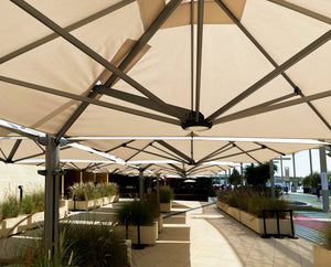 Shadowspec Unity™ Uno - Single Large Umbrella – Square or Octagon Umbrella & Canopy