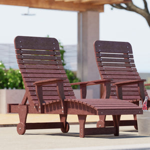 Signature Chaise Lounge Garden Bench