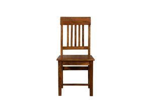 Slatted Back Dining Chair Bench