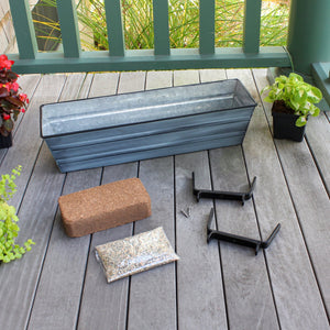 Bloom Box Garden Growing Kit with Clamp-On Brackets Achla Designs