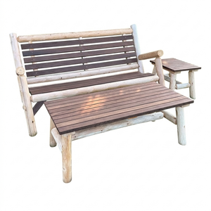 ThermaFusion Cedar Log 4 Foot Loveseat Lounge Chair