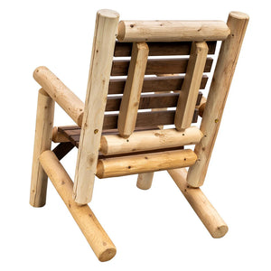 ThermaFusion Cedar Log Lounge Chair Lounge Chair