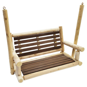 ThermaFusion Cedar Porch Swing - 4ft and 5ft Lounge Chair 4ft