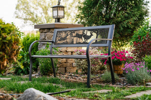 Tube Steel Bucks Bench outdoor furniture