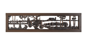 Tube Steel Farmstead Bench outdoor furniture