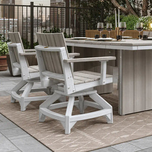 Urban Swivel Chair by LuxCraft Outdoor Table