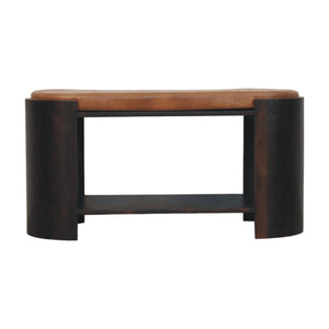 Valencia Leather Shoe Bench Bench