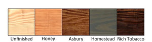 Versaloft 27" x 45" Table and 27" x 55" Table - The Charming Bench Company