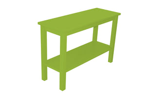 Versaloft Console Table with Shelf Console Table Versaloft Console Table with Shelf / Lime Green Paint