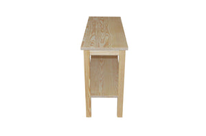 Versaloft Console Table with Shelf Console Table Versaloft Console Table with Shelf / Unfinished