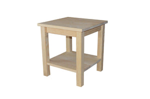 Versaloft End Table with Shelf End Table End table with shelf / Unfinished