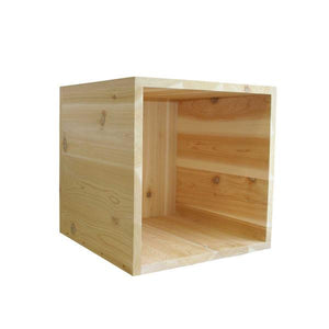 18" x 18" Cedar Cube - The Charming Bench Company