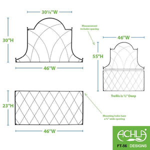 2 Pieces Somerset Trellis Trellis