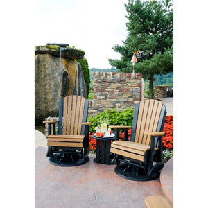 2ft Adirondack Swivel Glider - The Charming Bench Company