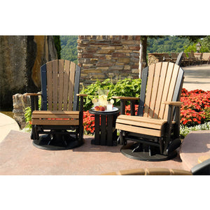 2ft Adirondack Swivel Glider - The Charming Bench Company