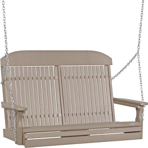 4ft Classic Swing Swing Weatherwood