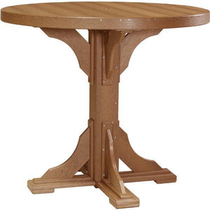Poly 4 ft Round Table (Bar Height) by LuxCraft