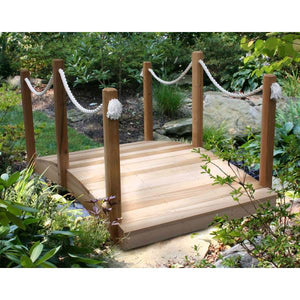 6' Cedar Rope Bridge