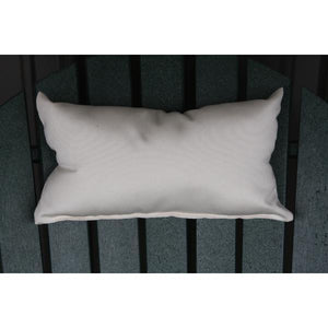 A & L Furniture Adirondack Chair Headpillow Cushions & Pillows Gray