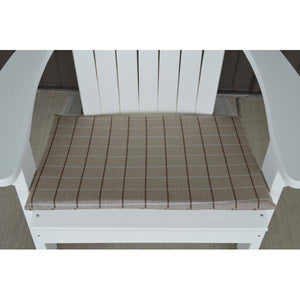 A & L Furniture Chair Seat Cushion Cushions & Pillows Cottage Tan