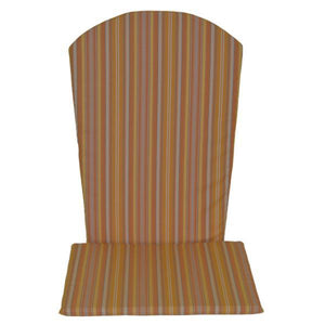 A & L Furniture Full Adirondack Chair Cushion Cushions & Pillows Natural