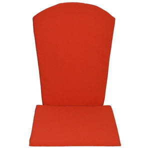 A & L Furniture Full Adirondack Chair Cushion Cushions & Pillows Red