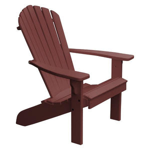 A & L Furniture Poly Fanback Adirondack Chair Outdoor Chairs Cherrywood