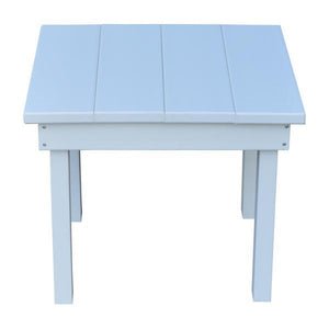 A & L Furniture Poly Hampton End Table End Table Aruba Blue