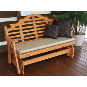A & L Furniture Western Red Cedar Marlboro Glider Glider 4ft / Unfinished