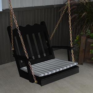 A & L Furniture Yellow Pine 2ft Royal English Chair Swing Swings Unfinished