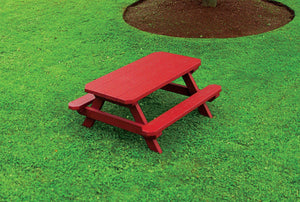 Yellow Pine Kids Picnic Table - The Charming Bench Company