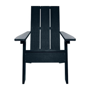 Adirondack 1 Barcelona Modern Chair With 1 Barcelona Modern Side Table & 1 Folding Ottoman Conversation Set