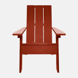 Adirondack 1 Barcelona Modern Chair With 1 Folding Ottoman Conversation Set