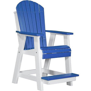 Adirondack Balcony Chair Adirondack Chair Blue & White