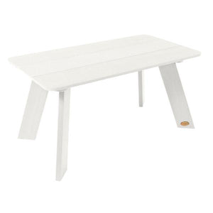 Adirondack Barcelona Modern Conversation Table Outdoor Table White